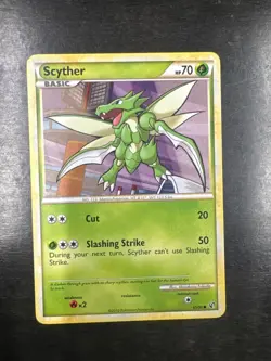 Scyther 65/90 HGSS Undaunted Pokemon NM - Image 1