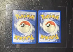 2003 SWIRL PIKACHU 12 MEOWTH 13 HOLO Rare POKEMON Promo N/M - Image 2