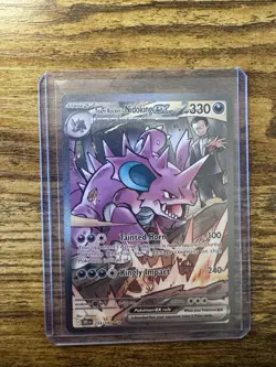 Pokemon TCG Team Rockets Nidoking EX 233/182 Destined Rivals - Image 1
