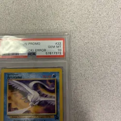 2000 Pokemon WOTC Black Star Promo Articuno Aoki Error #22 PSA 10 Gem Mint - Image 4