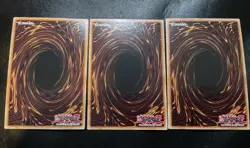 3x Chain Hole DANE-EN077 Super Rare 1st Edition Yugioh Card Playset LP - Image 3