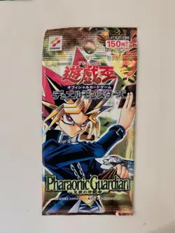 2002 Yu-Gi-Oh Japanese Pharaonic Guardian Booster Pack VINTAGE SEALED - Image 1