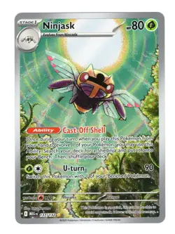 Ninjask 137/132 Me01: Mega Evolution Holo Pokemon Card NM - Image 1