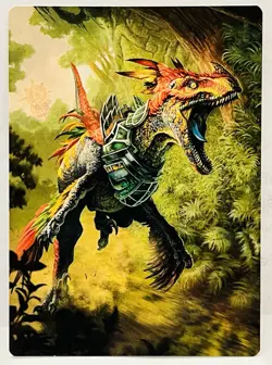 Dinosaur-Art Card Series (67/81) - MTG The Lost Caverns of Ixalan-Regular-NM - Image 1