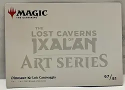Dinosaur-Art Card Series (67/81) - MTG The Lost Caverns of Ixalan-Regular-NM - Image 2