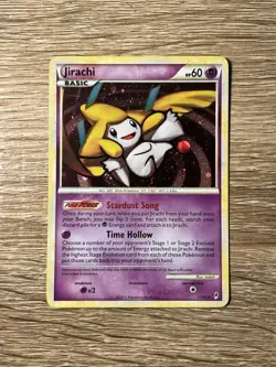 Pokemon 2011 TCG Call of Legends Holo Rare Jirachi Card 11/95 - Image 1