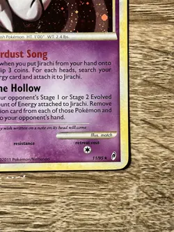 Pokemon 2011 TCG Call of Legends Holo Rare Jirachi Card 11/95 - Image 5