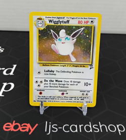 Wigglytuff Base Set 2 19/130 Holo Rare Unlimited LP Pokemon Card T1 - Image 1