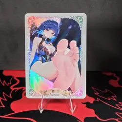 Yelan Genshin Impact Goddess Story Anime Waifu Girl Rare Feet Card - Image 1