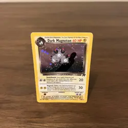 Pokemon Dark Magneton Holo Card 11/82 Vintage, Near Mint Condition - Image 4