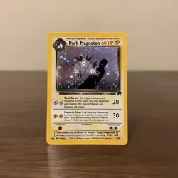 Pokemon Dark Magneton Holo Card 11/82 Vintage, Near Mint Condition - Image 5