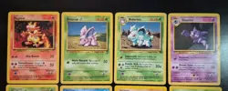 Lot of 12 Vintage WOTC English Pokemon TCG Cards - C/UC MP/HP/DMG - Image 2