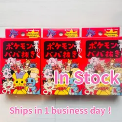 Pokemon Old Maid Babanuki 3 piece Playing Card Poker Deck Red Limited Sealed New - Image 1