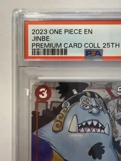 ONE PIECE Premium Card Collection 25th Anniversary JINBE ST01-005 PSA 10 - Image 3