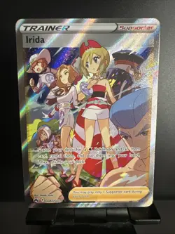 Pokemon Crown Zenith Irida Full Art Galarian Gallery Ultra Rare Card GG63/GG70 - Image 1