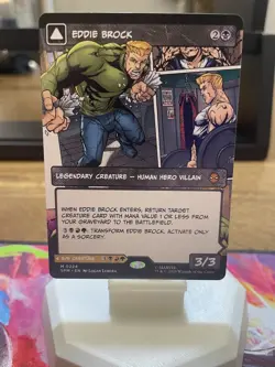 Magic: The Gathering Eddie Brock Venom x2 SPM Legendary Creature Cards - Image 1