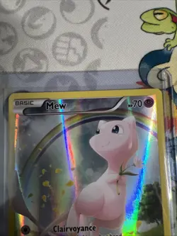 Pokemon TCG Mew XY110 Full Art Holo Black Star Promo Card 2016 - Image 3