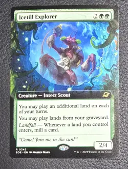Icetill Explorer (Extended Art) Edge of Eternities Regular MTG NM Magic Card - Image 1
