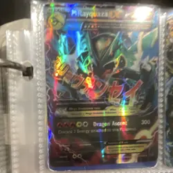 Pokemon TCG Rayquaza EX Holo Japanese Nintendo Standard Size Card Stock Lot - Image 1