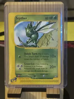 Scyther Aquapolis Regular Card 57/147 2003 - Image 1