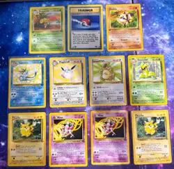 11x Pokemon Card Lot Vintage 1st Edition - Image 1