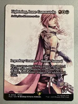 MTG / Lightning, Lone Commando / FCA / #54 / Regular (Showcase) / Rare / NM - Image 1