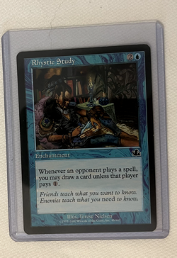 Rhystic Study, Magic The Gathering Prophecy - Image 1