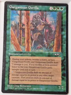 Gargantuan Gorilla - Alliances - Magic the Gathering MTG Nice! - Image 1
