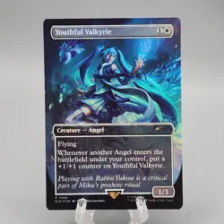 Magic The Gathering Secret Lair Hatsune Miku Youthful Valkyrie R 1588 Foil NM - Image 1