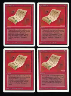 MTG Magic | Unlimited - FALSE ORDERS x 4 | free combined shipping - Image 1