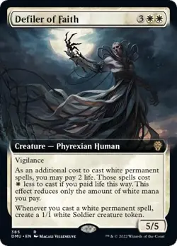Defiler of Faith (Extended Art) - Dominaria United - 385 - NM - Foil - Image 1