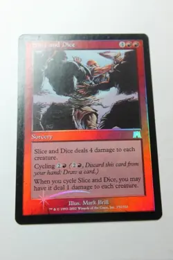 MTG Slice and Dice x1-Foil -Onslaught-Lightly Played - Image 1