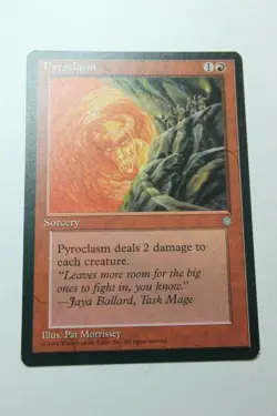 MTG Pyroclasm x1- -Ice Age-Mod/Heavy Play - Image 1