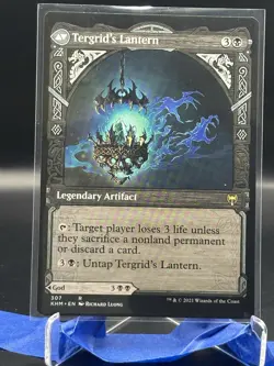 MTG Tergrid, God of Fright / Tergrid's Lantern (Showcase) Kaldheim #307 - Image 2
