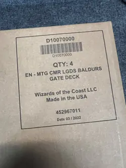 Commander Legends Battle For Baldur's Gate MTG Dungeons & Dragons 4 Deck Bundle - Image 3