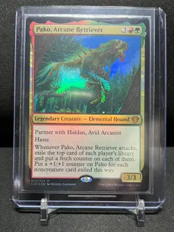 Pako, Arcane Retriever - Foil - MTG Magic 2020 Commander - LP - Image 1