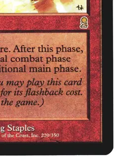 Magic The Gathering MTG - Odyssey ODY 2001 - #220 Seize the Day NM x1 - Image 5