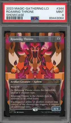 2023 Magic the Gathering LCI Roaming Throne Showcase PSA 9 POP 3 - Image 1
