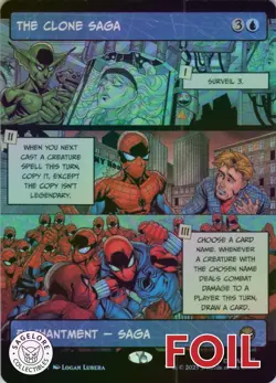MTG The Clone Saga (Borderless) (219) | NM Foil | Spider-Man {SPM} - Image 1
