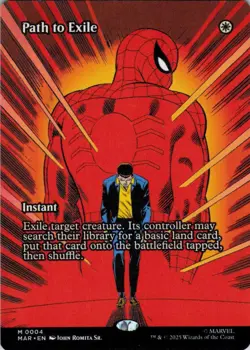 MTG Path to Exile (Borderless) (4) | NM | Marvel Eternal-Legal {MAR} - Image 1