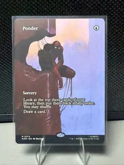 MTG Ponder #13 MAR (Magic Marvel Spider-Man: Marvel Universe) Regular - Image 1
