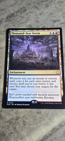 Thousand-Year Storm Foundations Regular Enchantment Rare MTG NM - Image 1