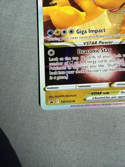 Pokemon Go Dragonite VSTAR SWSH236 Black Star Promo Card MINT - Image 2