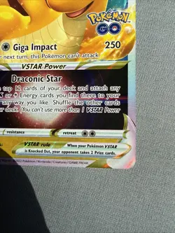 Pokemon Go Dragonite VSTAR SWSH236 Black Star Promo Card MINT - Image 3