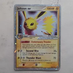 Pokemon Jolteon ex 109/113 EX Delta Species Ultra Rare Stage 1 100 HP Holo - Image 1