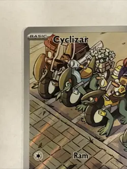 Pokemon TCG Cyclizar SV Paradox Rift Illustration Rare #215/182 Near Mint - Image 2