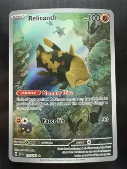 Pokemon Relicanth Temporal Forces 173/162 Holo Illustration (NM) - Image 1