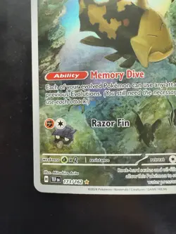 Pokemon Relicanth Temporal Forces 173/162 Holo Illustration (NM) - Image 4