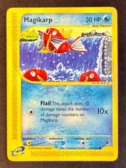 Magikarp 118/165 2002 Expedition Pokemon Card TCG Komiya Vintage Non Holo Nm/Vlp - Image 1