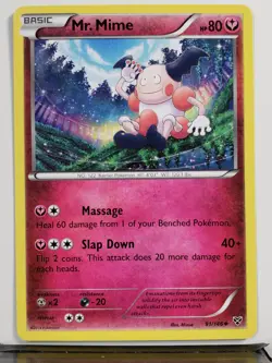 Mr. Mime 91/146 - VLP - XY Base Set Pokemon Card - $2 Combined Shipping - Image 1